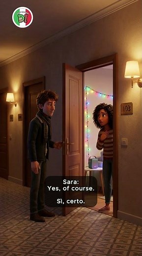 Italian Listening Practice | Talking to Your Neighbor About Noise #a1italian #italiaonline