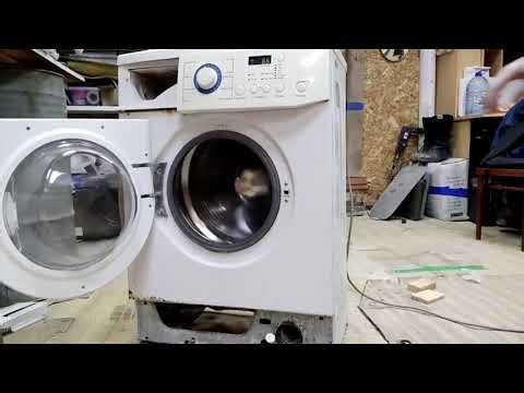 LG WD-10180S Unbalanced Spin, Mega Walk, With Open Door! (PART 3)