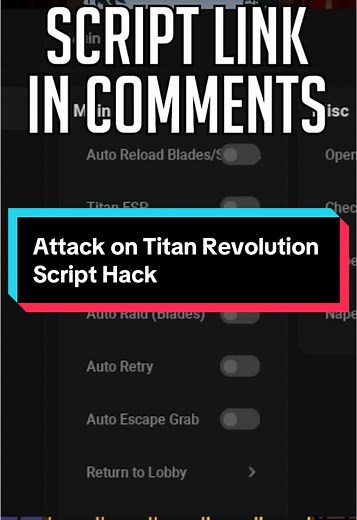 Attack on Titan Revolution Script Hack for Roblox