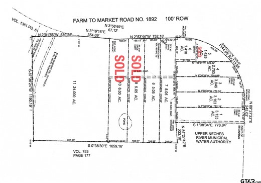 Tbd 0- Lt 8 Fm 1892, Frankston, TX 75763 - MLS 25016982 - Coldwell Banker