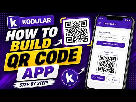 Kodular QR Code Generator - Full Tutorial From Start to Finish