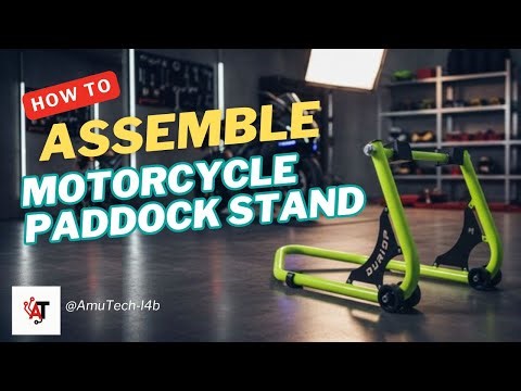 How to Assemble a Motorcycle Paddock stand.