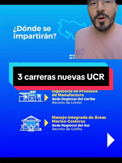 3 carreras nuevas UCR: qué son y cuándo empiezan