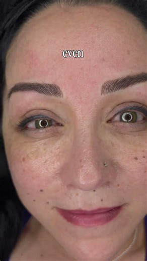 microblading covered with hairstrokes brow technique