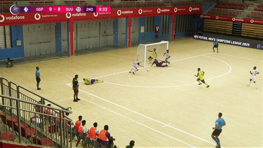 Watch the action between AS PTT and Suva Futsal Club in their match at the OFC Futsal Men's Champions League 2025. For the full replay and extended highlights, head to FIFA https://bit.ly/49ME2uT #FMCL25 | Oceania Football Confederation