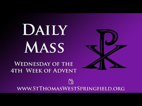 Daily Mass Wednesday, December 24, 2025