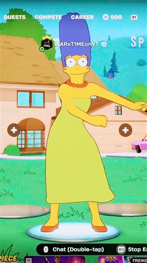 Marge Simpson does the FLOSS | Fortnite
