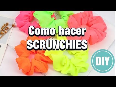 Como hacer SCRUNCHIES super FACILES