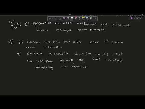 AI || CA1 || IMPORTANT QUESTION || LPU