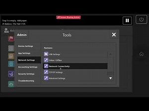 How to setup Xerox C8030, c8035, c8045, c8070 wireless set up and USB printing set up.
