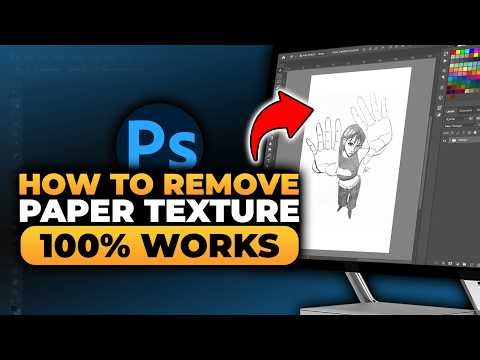 How To Remove Paper Texture in Photoshop (100% WORKS) | FAST & EASY | Photoshop Paper Texture