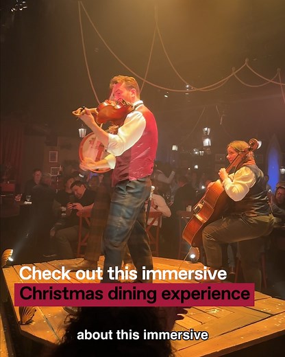 This immersive Christmas dining experience treats you to a feast with Charles Dickens himself! 🎄❄️ 📍 The Lost Estate, W14 9LP | Secret London