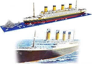dOvOb Micro Mini Blocks Titanic Model Building Set, 1872 Piece Mini Bricks Toy, Gift for Adults and Kids
