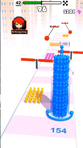 Hoop Protect Running Stack level 42 #shorts​ #hoopprotect​ #androidgameplay​