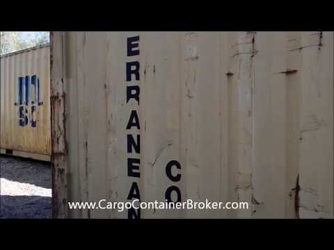 Shipping Containers- How to Remove the Decals from a Shipping Container (cargo container).