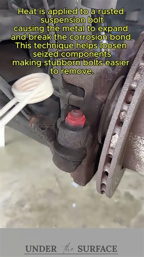 Removing a Seized Rusted Bolt Using Heat