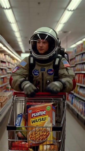 The Astronaut's Zero-G Grocery Run