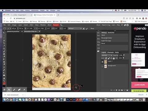 Pattern Overlay - Photopea