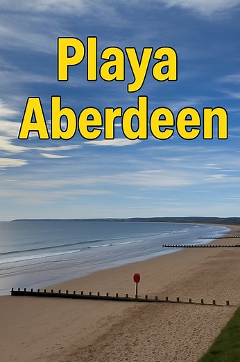 ¿Sabías que Escocia tiene playas así? Bienvenido a Aberdeen. 🌊 #europa #uk #aberdeen #scotland #viajes | Intercontinentales