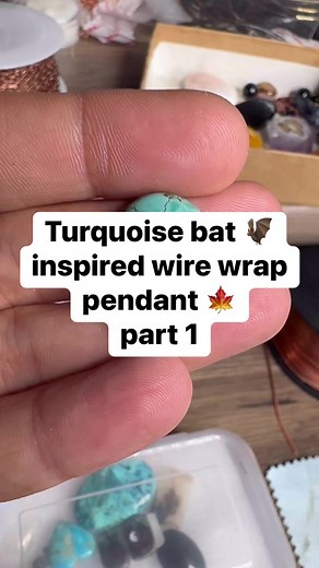 Part one Bat inspired pendant 🦇🦇 #bat #turquoisejewelry #turquoise #fallseason #halloweenvibes #wirewrap #howto #tipsandtricks #crystals #upclose #wirewrappedjewelry #wireweave #wirewrapped #diyjewelry #artisanjewlery #tutorials #tips #wireweaving #pliers #copperwire #handmadegifts #uplifting #meditation #artexpression #tutorials #tipsandtricks #jewelry #jewelrytutorial #wirewrappedjewelry #wirewraptutorial #coloredgemstones #kyanitejewelry #halloweenjewelry #witchyvibes #metaphysical #healing