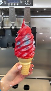 Special Fourth of July cone featuring our Glitzibles!! No upcharge for it and available at both locations!! | King Kone