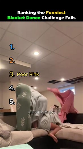 Ranking the Funniest Blanket Dance Challenge Fails #funnyvideos #dancechallenge