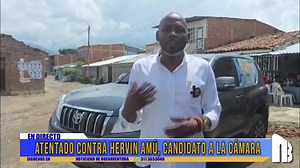 El candidato a la Cámara de Representantes, Herbin Amú, sufrió atentado en el barrio Alfonso López Michelsen, comuna 12 de Buenaventura. | Noticiero de Buenaventura