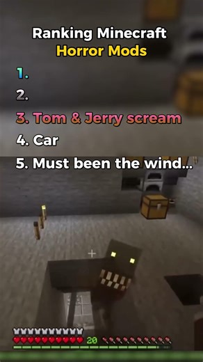 Top 5 Funniest Minecraft Horror MomentsShort 5 #funny #scary #scream #horror #minecraft