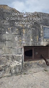 D-Day Bunker | Omaha Beach | WN65 #travel #bunker #history #adventure #trip #france #usa | D-Day History