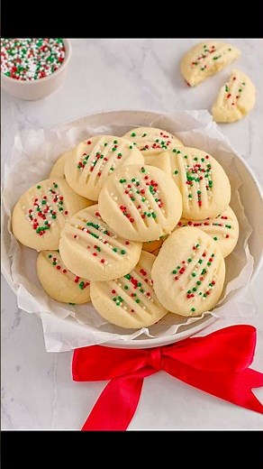 3-Ingredient Short bread cookie Recipe🍪 #easyrecipe #shortbread #cookies #recipe