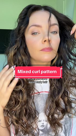 Wavy Hair Routine for Mixed Curl Patterns