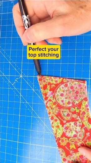 The Secret to Straight Top Stitching