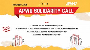 APWU President Mark Dimondstein hosts international postal workers, federal workers, and Starbucks workers for an important solidarity call. APWU members heard the significant struggles of workers in the US and around the world, their impact on postal workers, and the actions we can take to support our union family. | APWU - The American Postal Workers Union