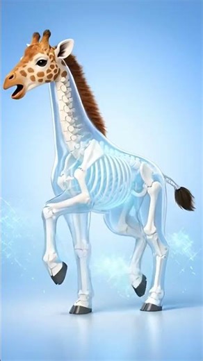 Look Inside a Giraffe | Animal Anatomy | #shorts