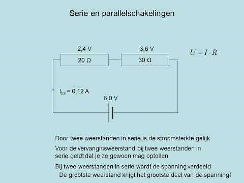 Series and parallel circuits (pre-university education)