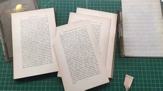 From many pieces to just one - book repair before and after! The repaired book is “Life of Sir William E. Logan” published in Montreal in 1883. | State Library of Massachusetts