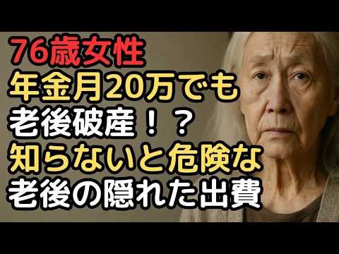 年金月20万円でも老後破産！？知らないと危険な『隠れた出費』の真実