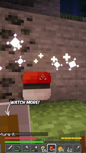 Shiny Geodude Catch in Cobblemon 1.7! #cobblemon #minecraft #pokemonminecraft