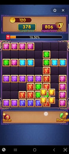 Block Puzzle Gameplay #gaming #puzzlegame #blockpuzzle