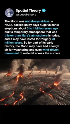 The Moon Once Had More Air Than Mars