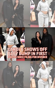 56K views · 559 reactions | Cardi B shows off baby bump in first photos since filing for divorce | The US Sun - Celebrity | Facebook