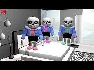 Sans Is Jumping On The Bed