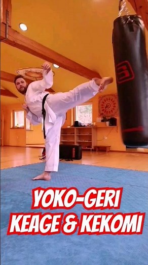 Yoko-geri Keage vs Kekomi – Karate Side Kick Tips 🥋 #shotokankarate #shotokansensei #karatetutorial