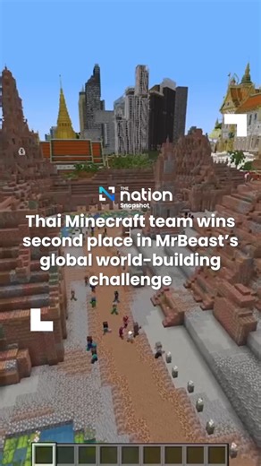 9.3K views · 164 reactions | Thai Minecraft team wins second place in...