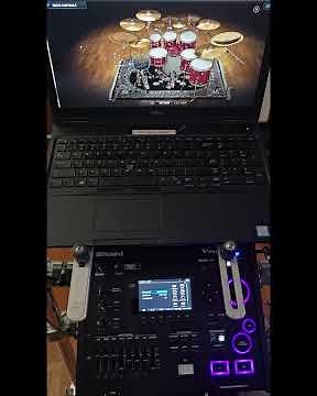 How I setup my DWe wireless drums with my Roland V71 module and DWSoundworks VST. #dwdrums.