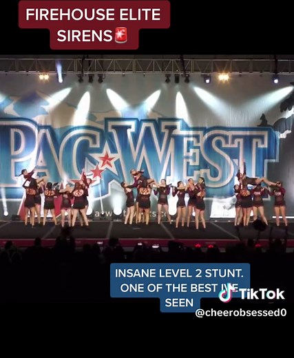 Firehouse Elite Level 2 Cheer Dual Stunt Routine