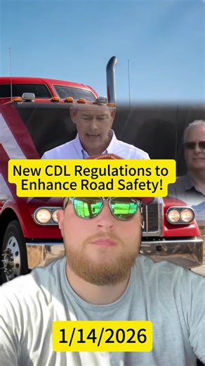 🚨 Game-Changing News for Truck Drivers! 📈 New CDL Regulations to Enhance Road Safety! #TruckDriving #CDL #BreakingNews #TruckingLife #Transportation #fyp #foryou #foryoupage #trucking #greenscreen #fpy #wolfgangkw2 #truckersoftiktok