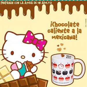 5.2K views · 439 reactions | Con el tierno tazón de Hello Kitty podrás disfrutar de un delicioso chocolate caliente con sabor a México, mira la receta que preparamos para ti hoy (es importante recordar que usted siempre debe pedir ayuda de un responsable a la hora de preparar una receta): | Hello Kitty México | Facebook