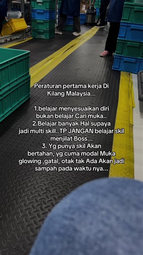 First Rules for Working in Malaysian Factories