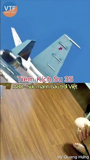 Tiêm Kích Su-35 Điều Khiển – A80 Sức Mạnh Bầu Trời Việt 🚀 | Gia Đình VTF Shorts